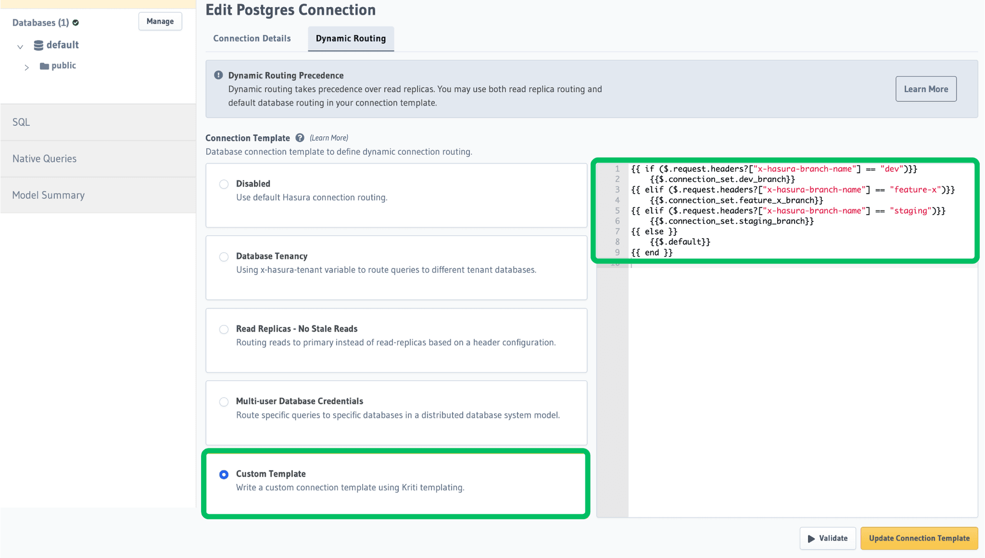 Custom Template Kriti